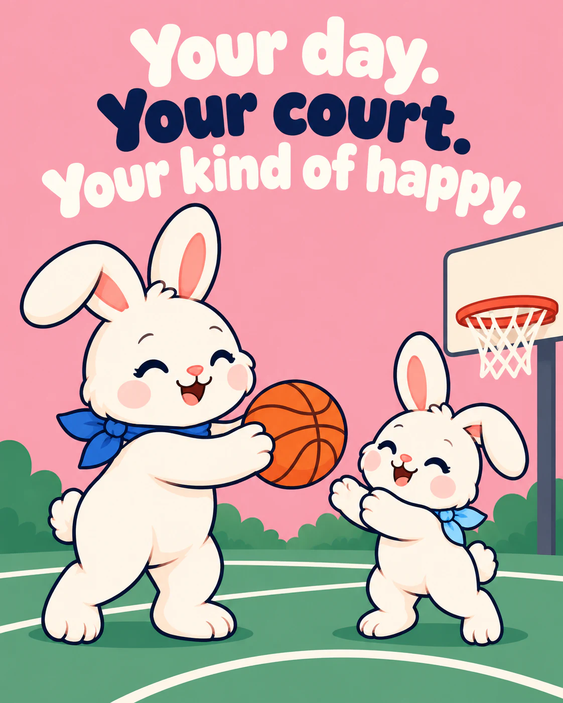 Your day. Your court. Your kind of happy.