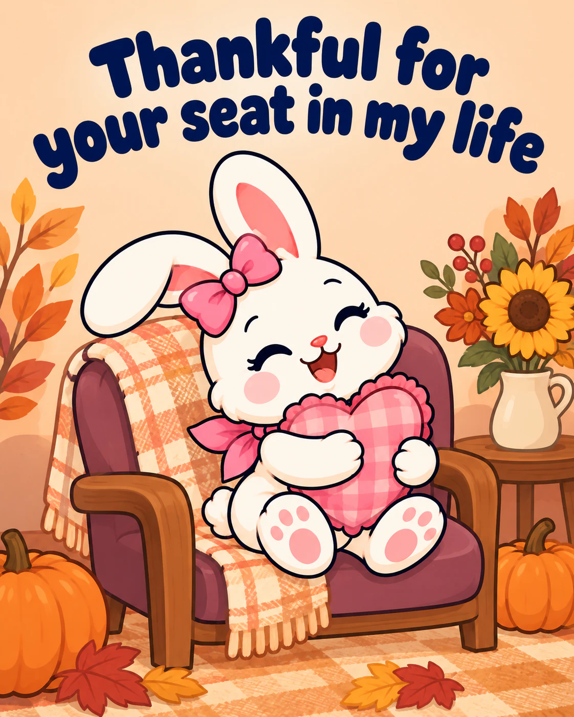 Thankful for your seat in my life