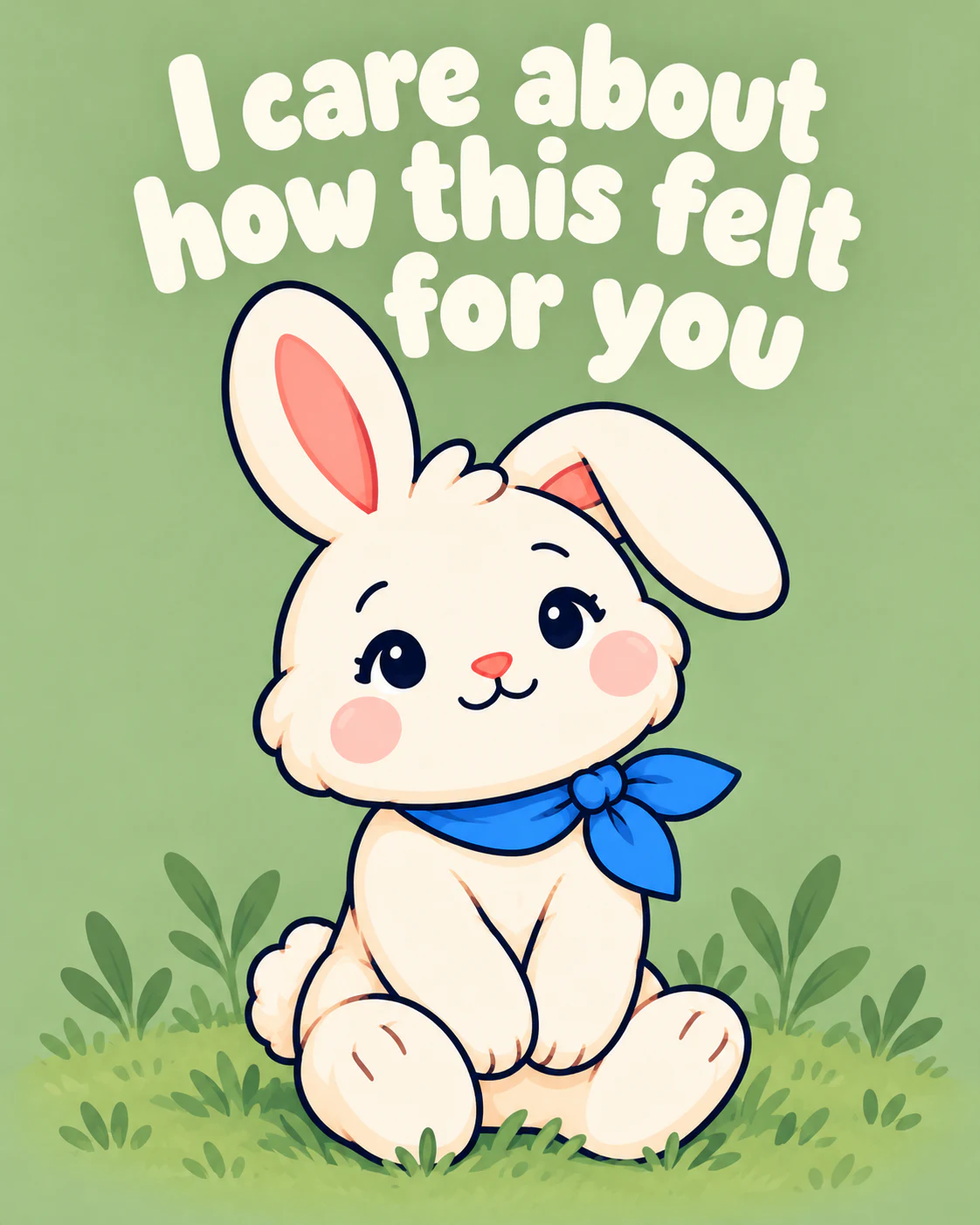I care about how this felt for you
