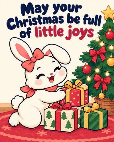 May your Christmas be full of little joys
