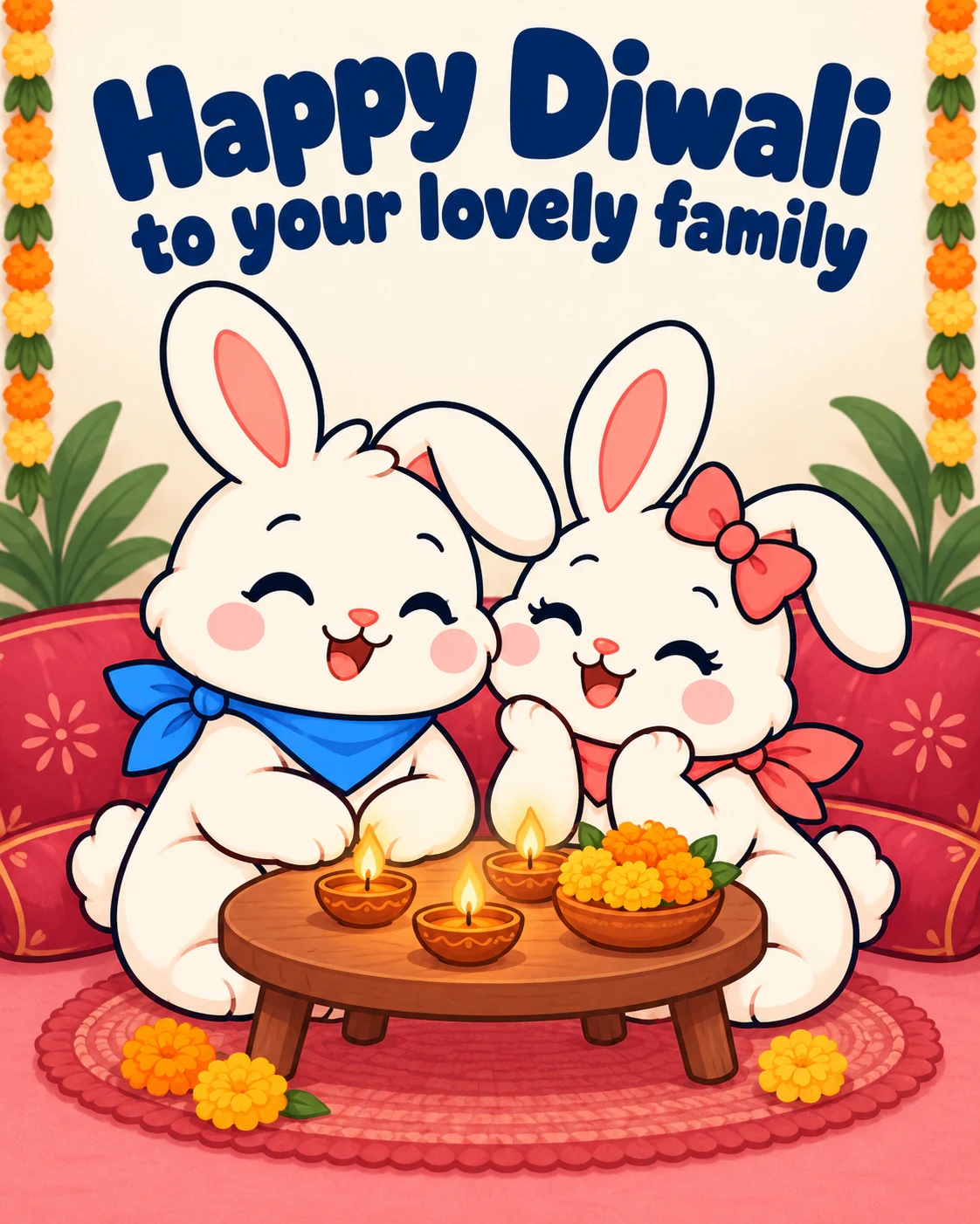 Happy Diwali to your lovely family