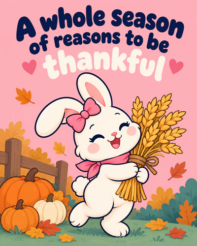 A whole season of reasons to be thankful