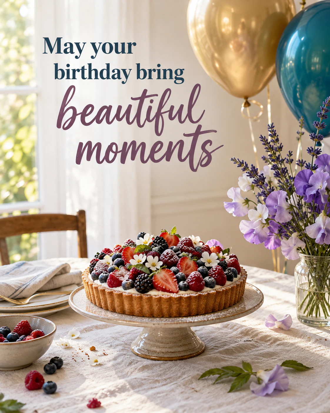 May your birthday bring beautiful moments