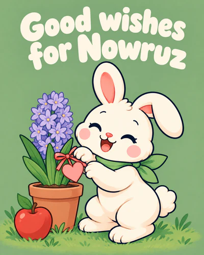 Good wishes for Nowruz