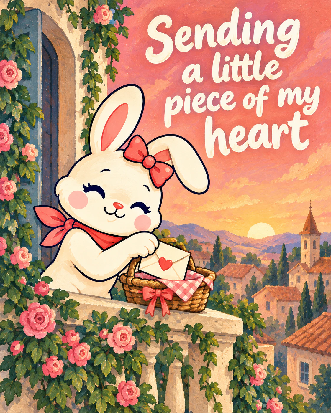 Sending a little piece of my heart