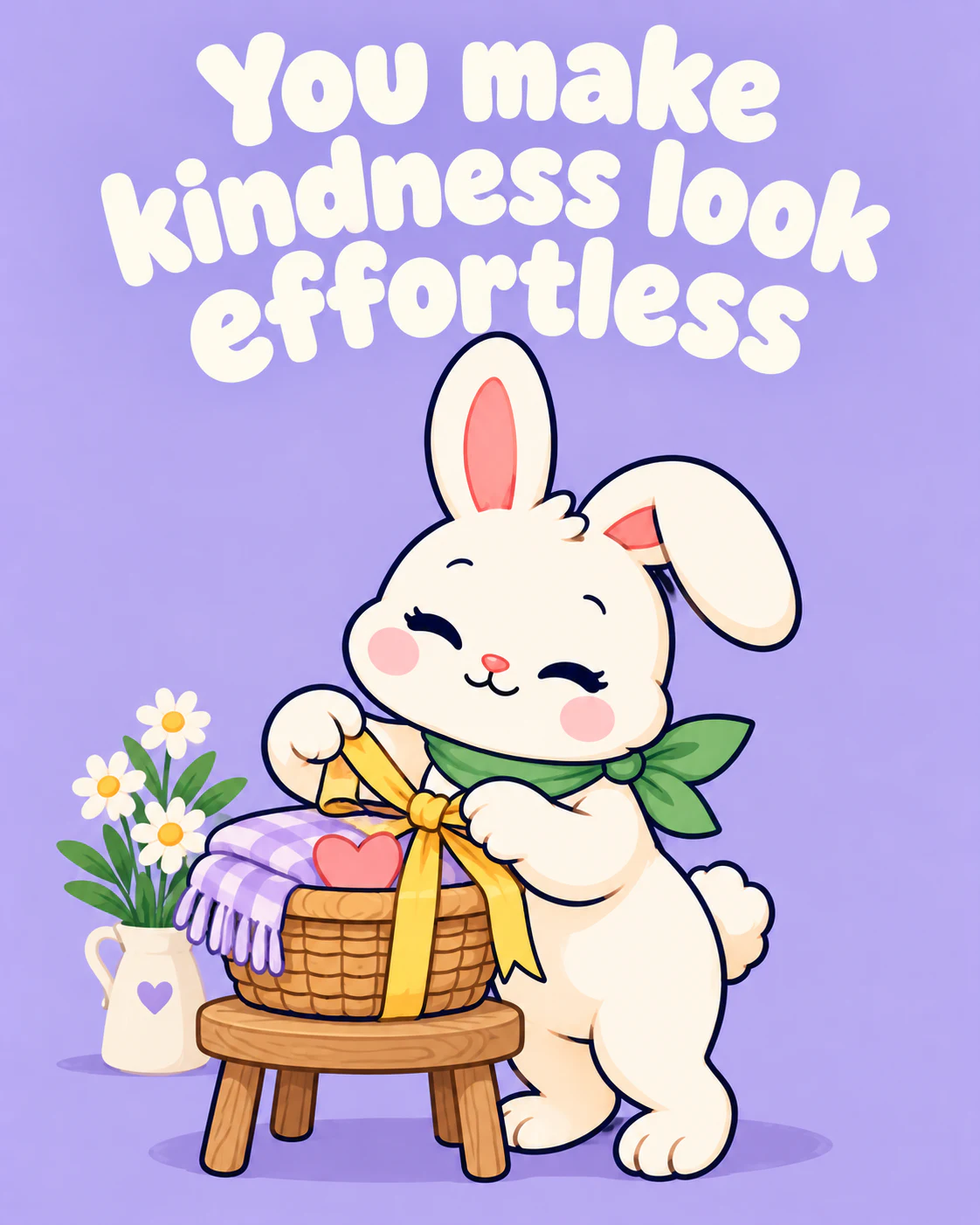 You make kindness look effortless
