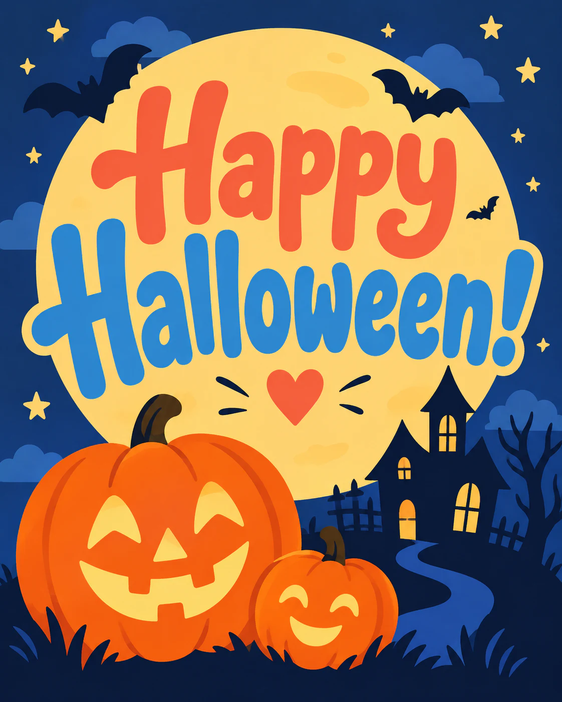 Spooky halloween ecard
