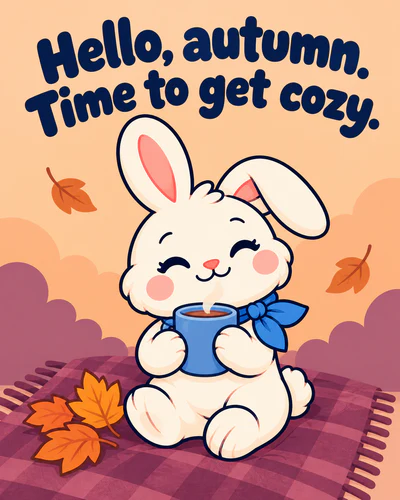 Hello, autumn. Time to get cozy.