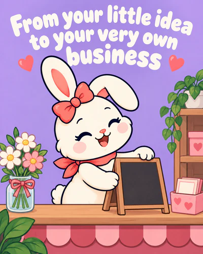 From your little idea to your very own business
