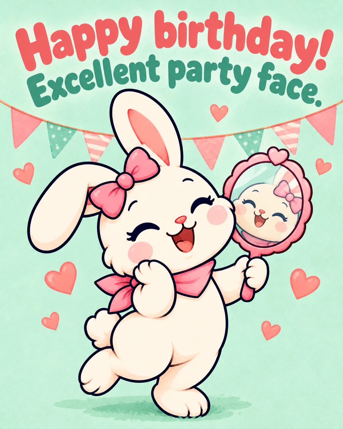 Happy birthday! Excellent party face.