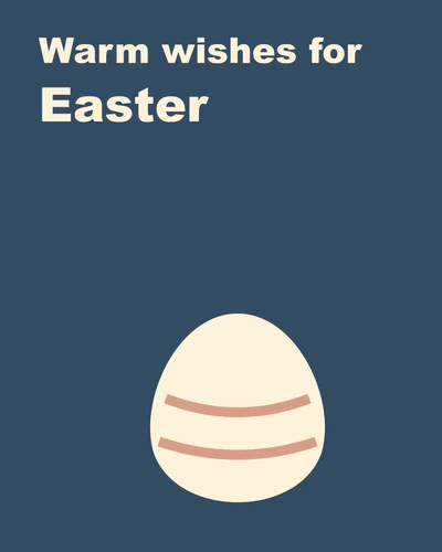 Warm wishes for Easter