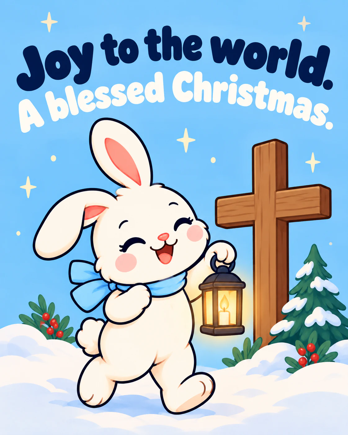 Joy to the world. A blessed Christmas.