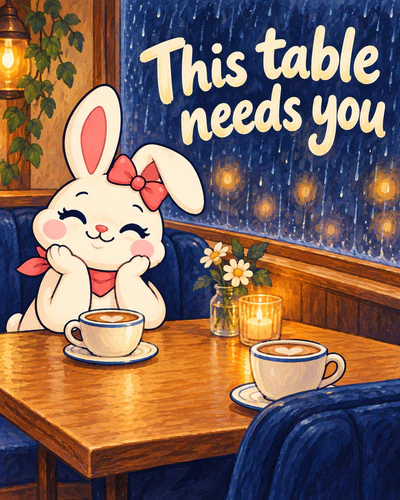 This table needs you