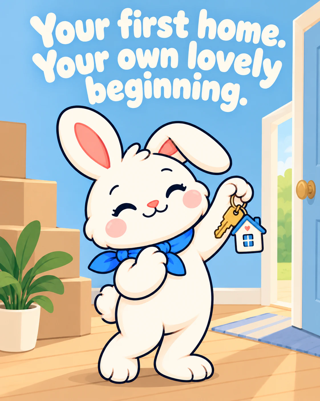Your first home. Your own lovely beginning.