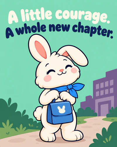 A little courage. A whole new chapter.