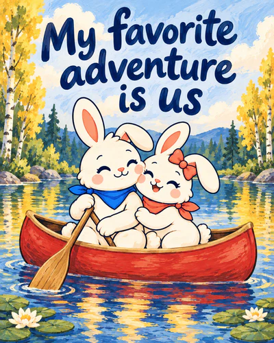 My favorite adventure is us