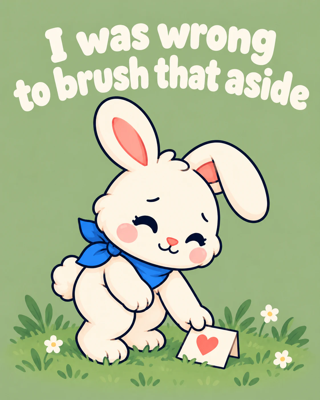 I was wrong to brush that aside