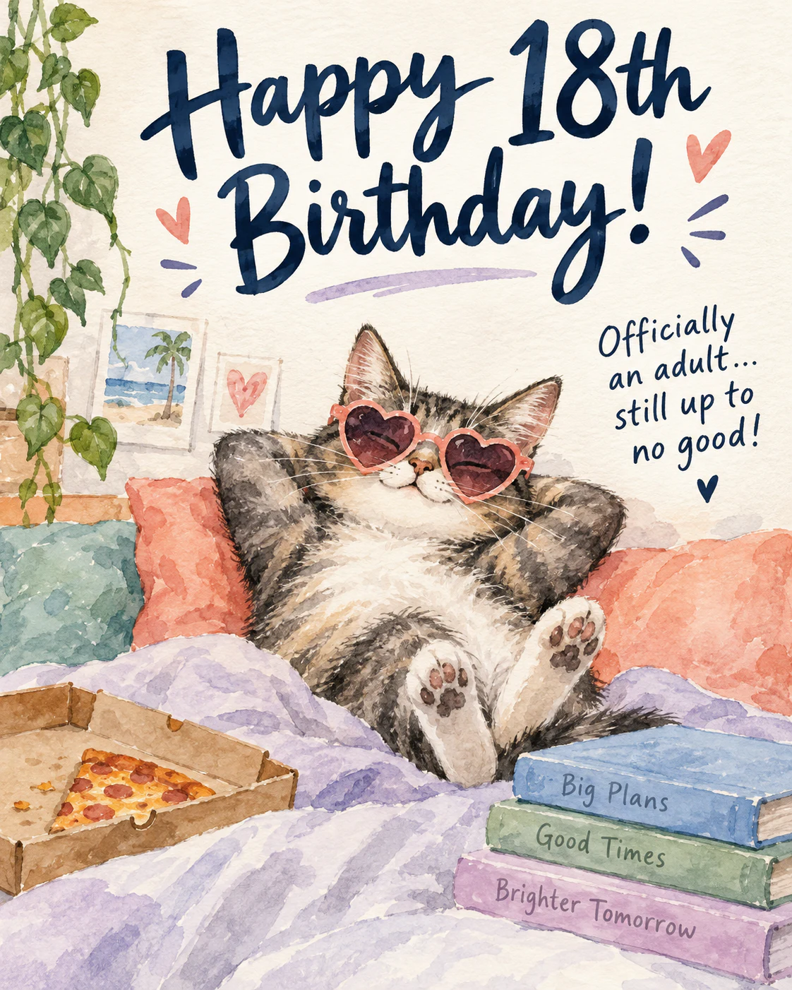 Funny 18th birthday ecard