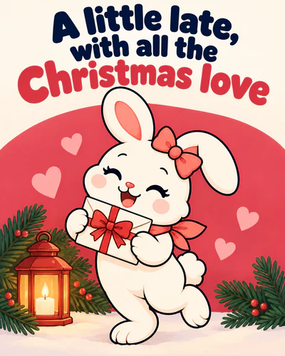 A little late, with all the Christmas love