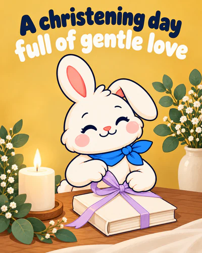 A christening day full of gentle love