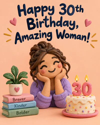 Happy 30th birthday, amazing woman
