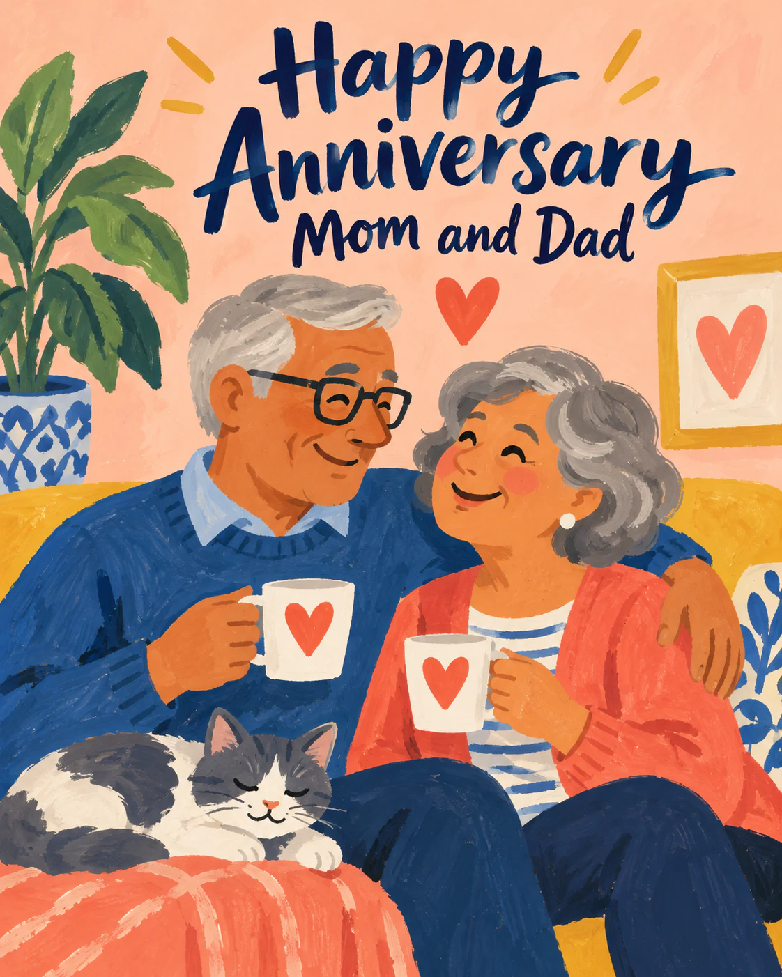 Anniversary ecard for parents
