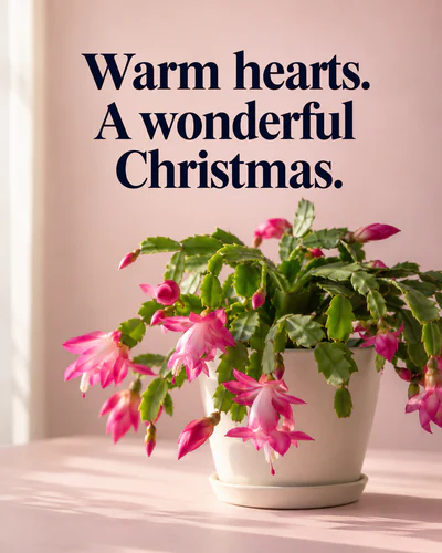 Warm hearts. A wonderful Christmas.