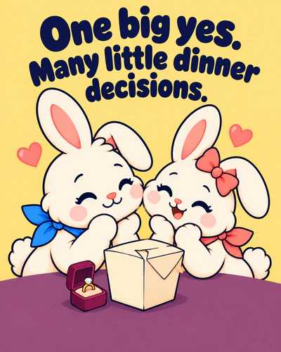 One big yes. Many little dinner decisions.