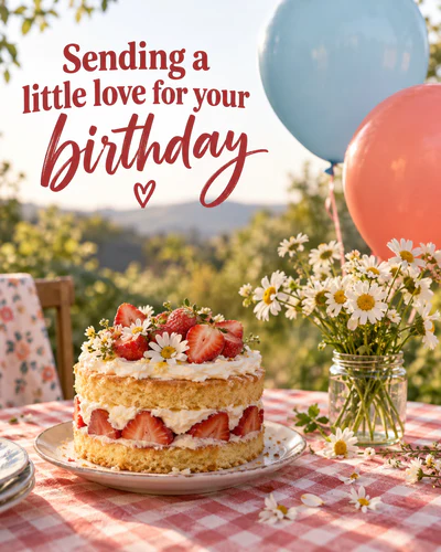 Sending a little love for your birthday
