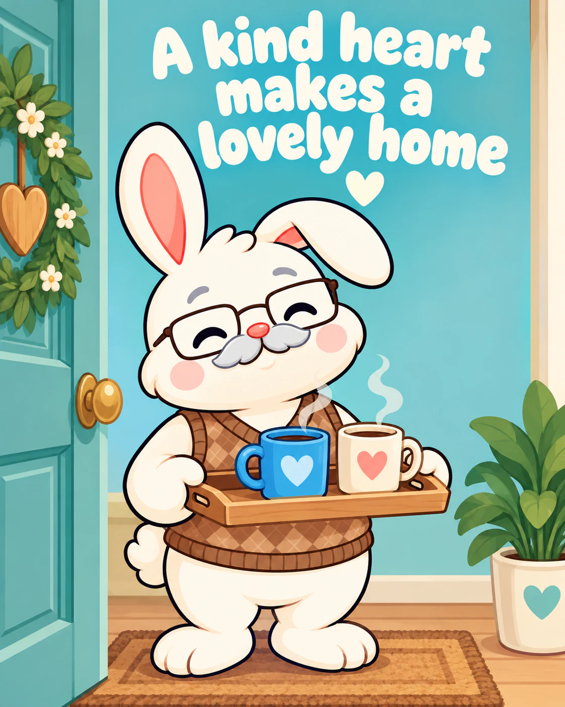 A kind heart makes a lovely home