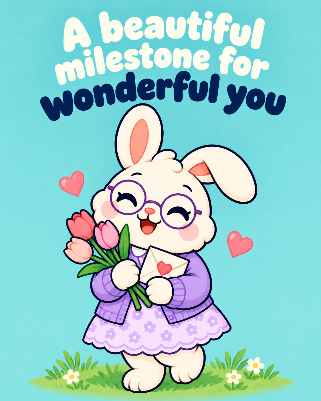 A beautiful milestone for wonderful you