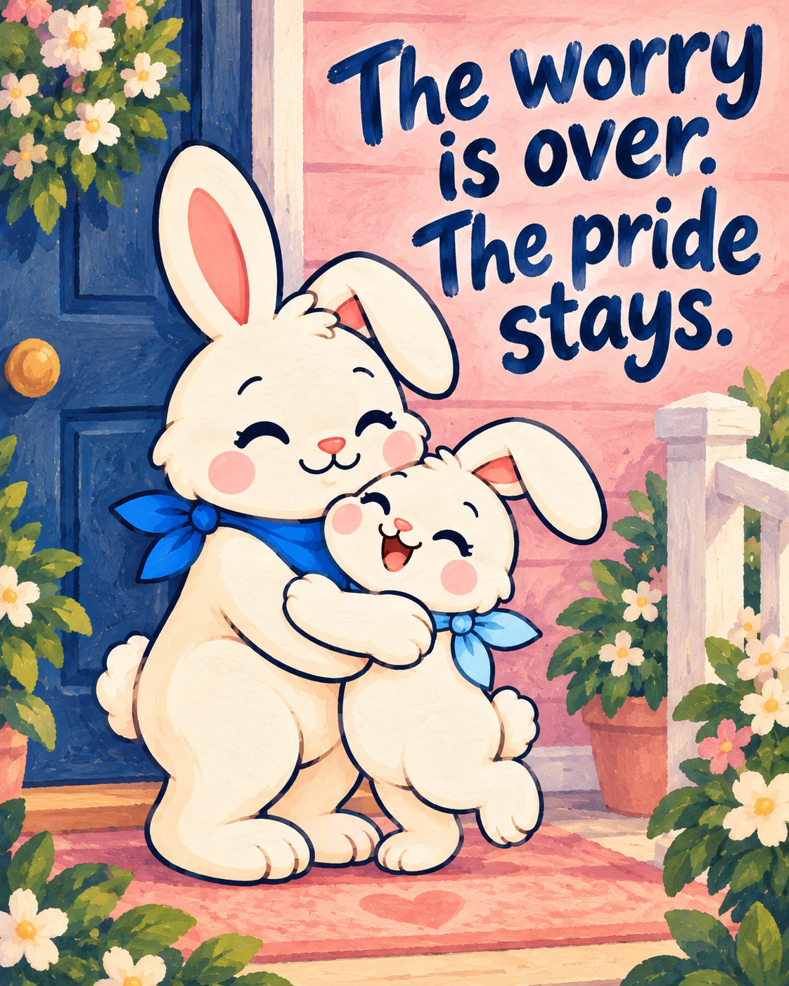 The worry is over. The pride stays.