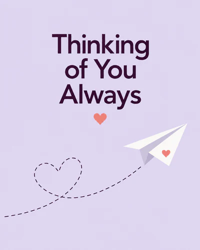 Long distance love ecard