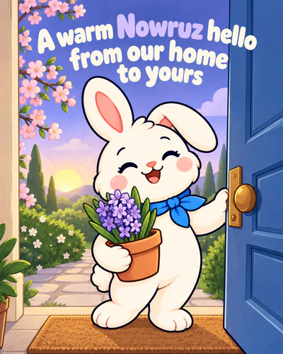 A warm Nowruz hello from our home to yours