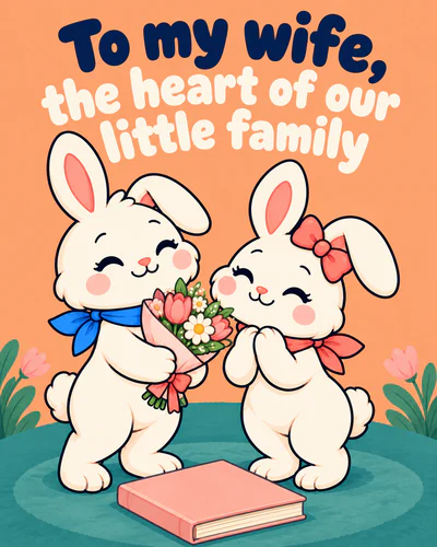To my wife, the heart of our little family