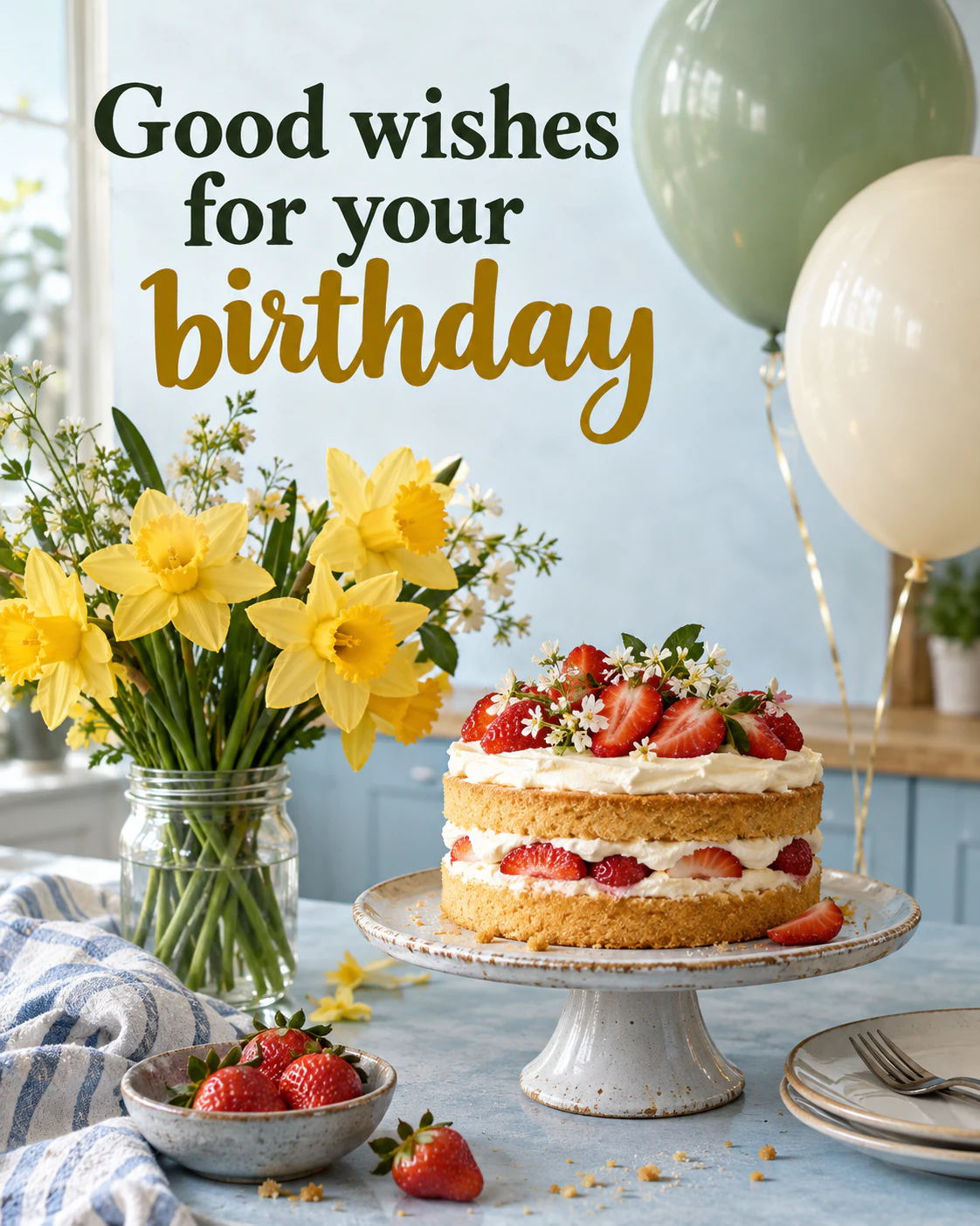 Good wishes for your birthday