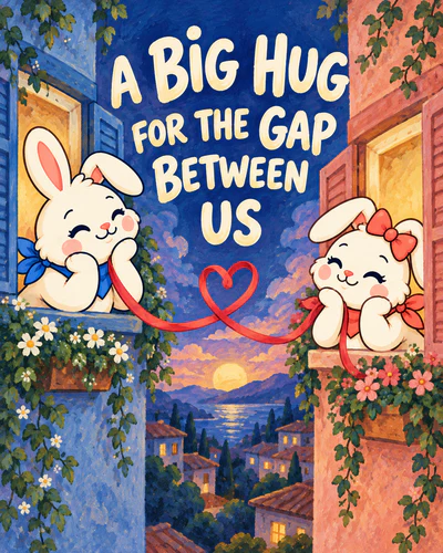 A BIG HUG FOR THE GAP BETWEEN US