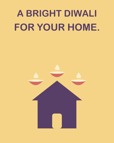 A BRIGHT DIWALI FOR YOUR HOME.