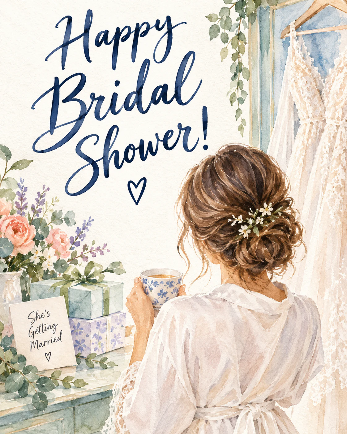 Bridal shower ecard
