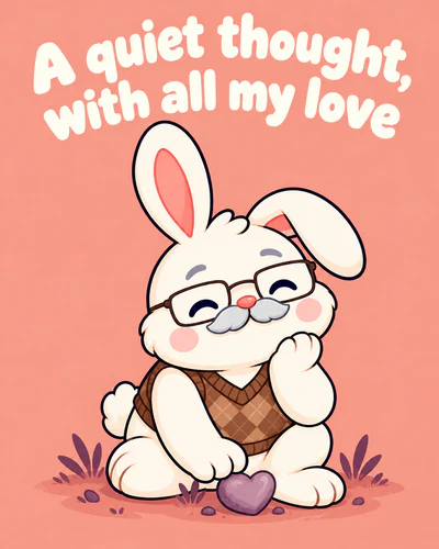 A quiet thought, with all my love