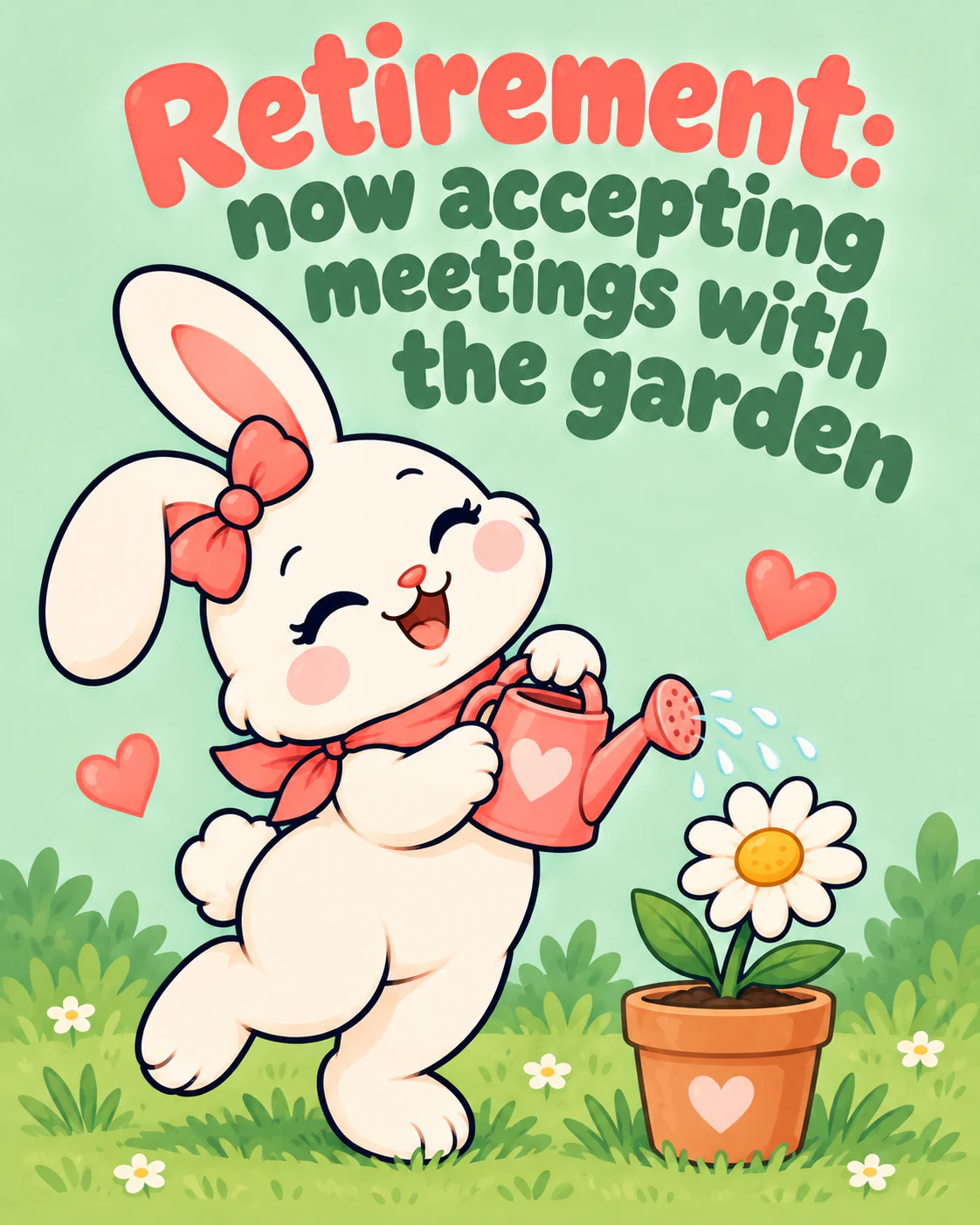 Retirement: now accepting meetings with the garden
