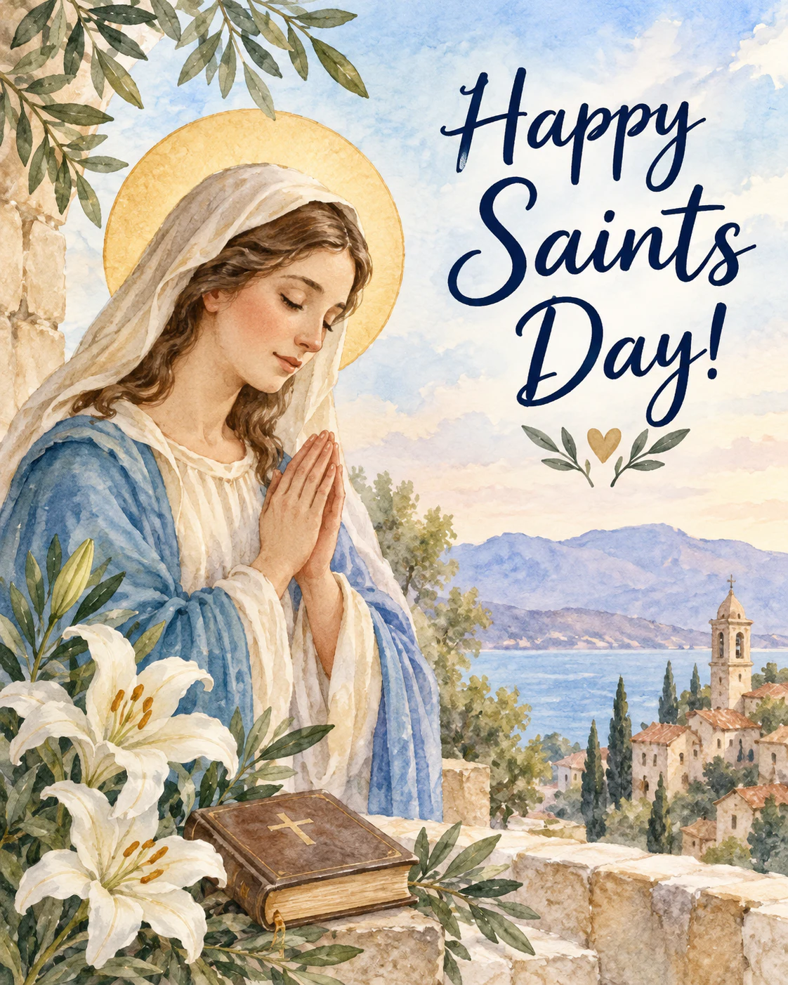Saints’ day ecard