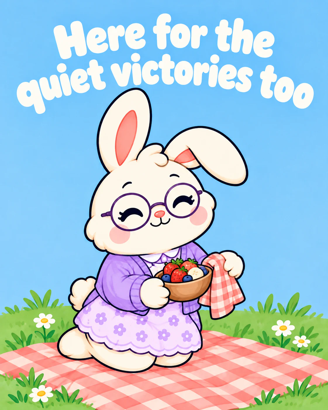 Here for the quiet victories too