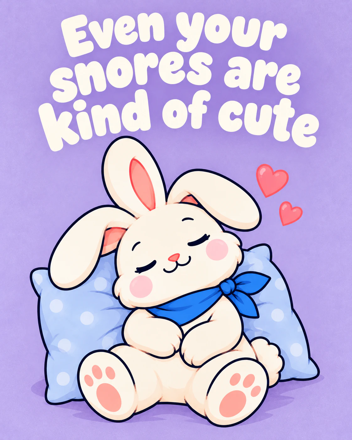 Even your snores are kind of cute