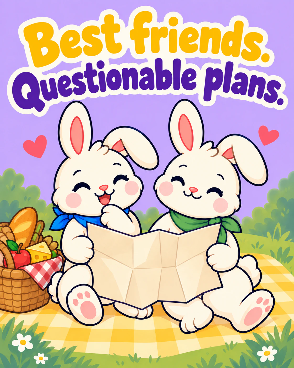 Best friends. Questionable plans.