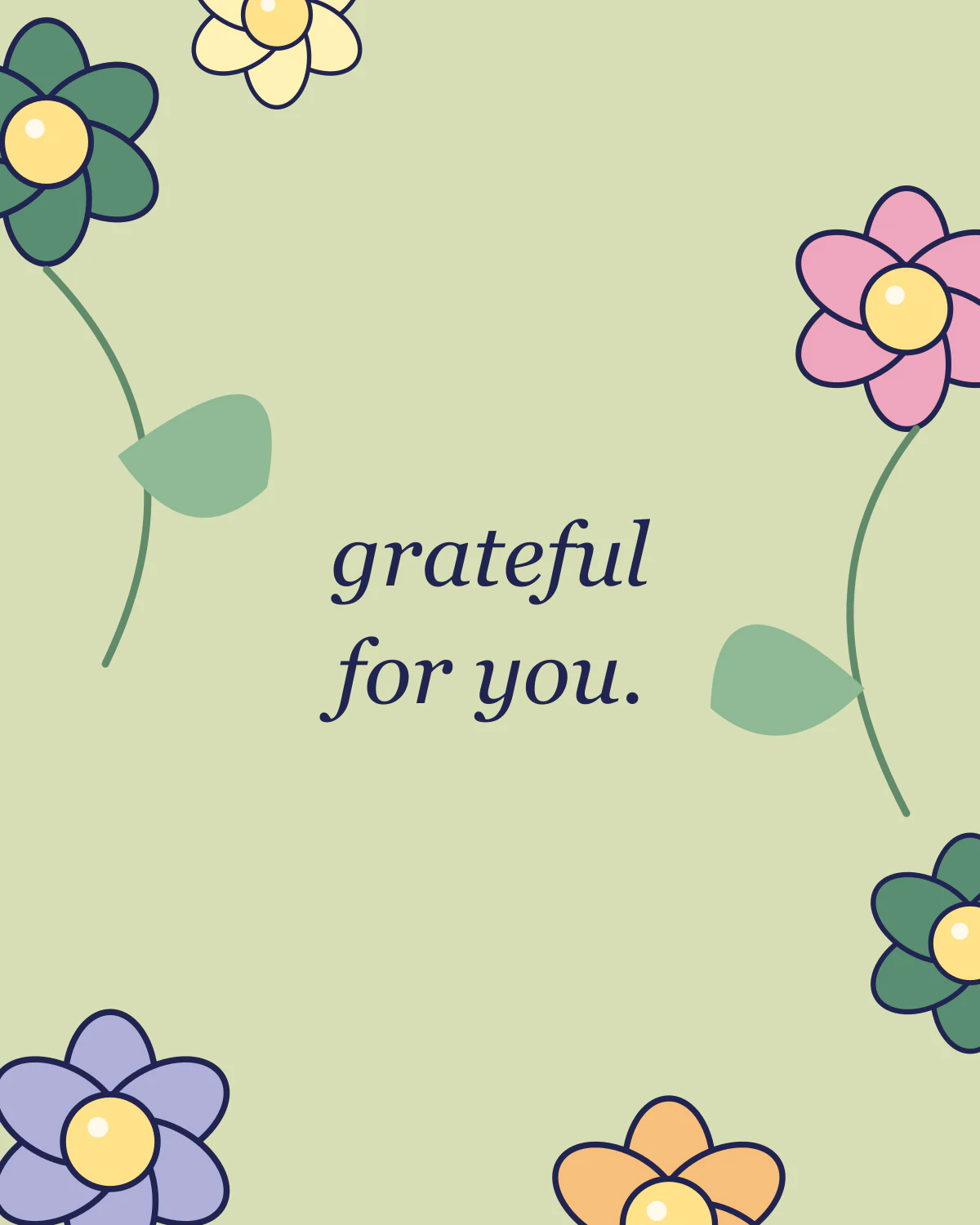 Grateful for you