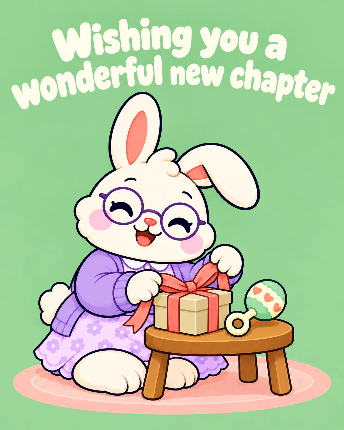 Wishing you a wonderful new chapter