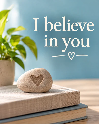 I believe in you ecard