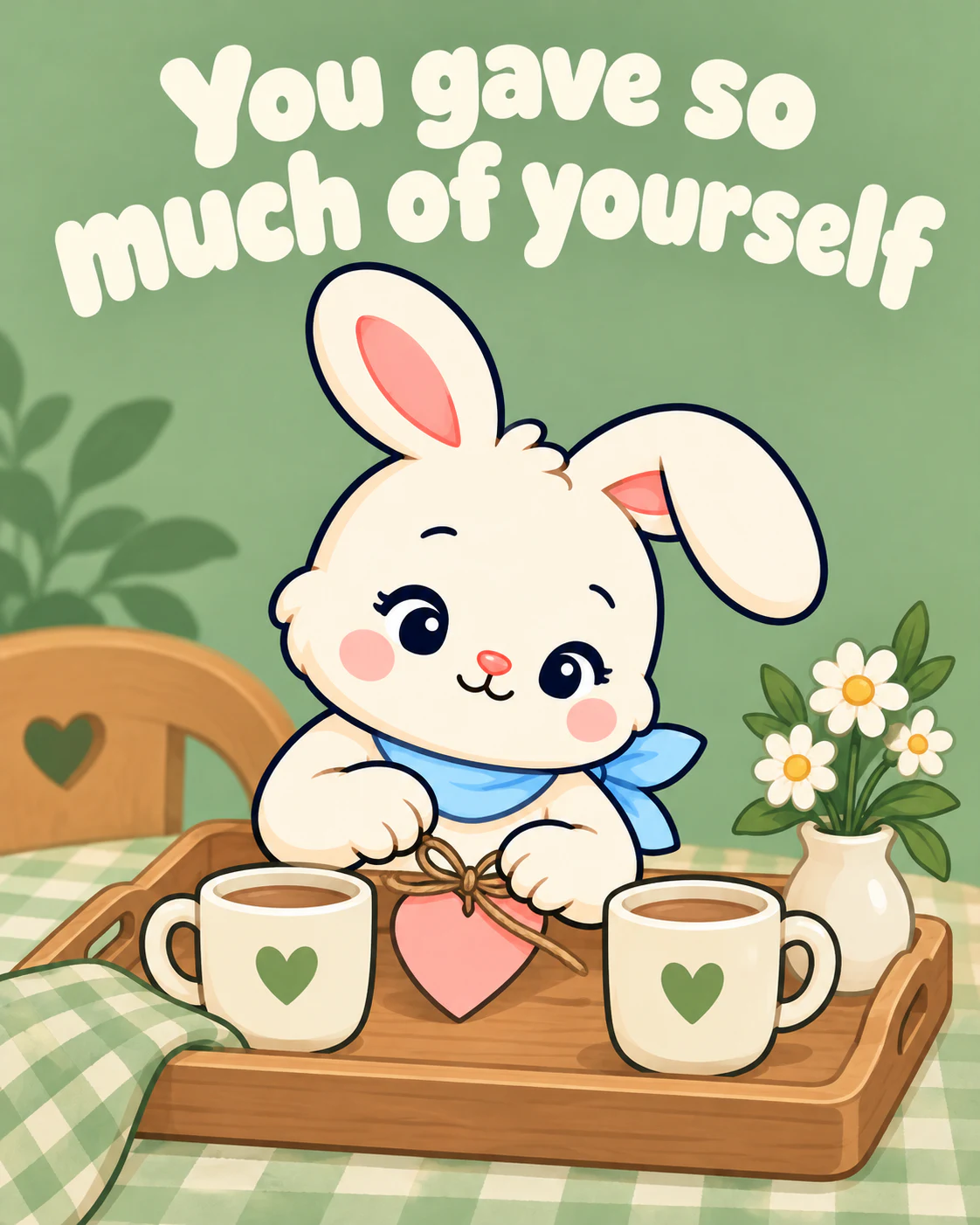 You gave so much of yourself