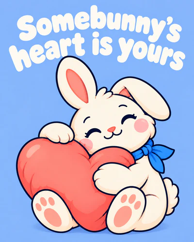 Somebunny's heart is yours